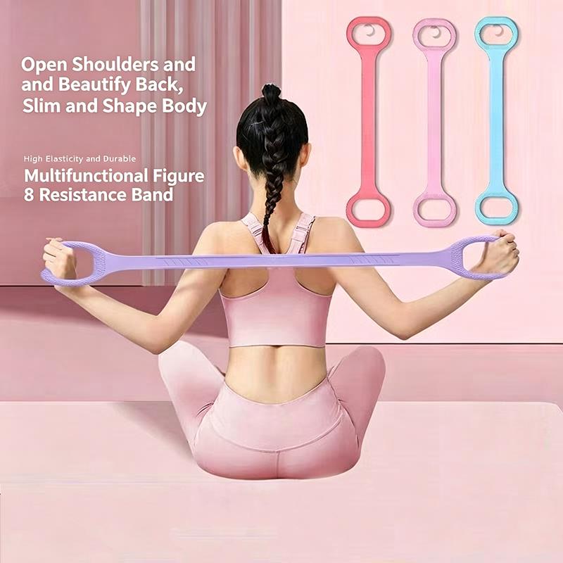 Pilates Bar Kit With Resistance Bands - 1/3 pezzi di fascia di resistenza