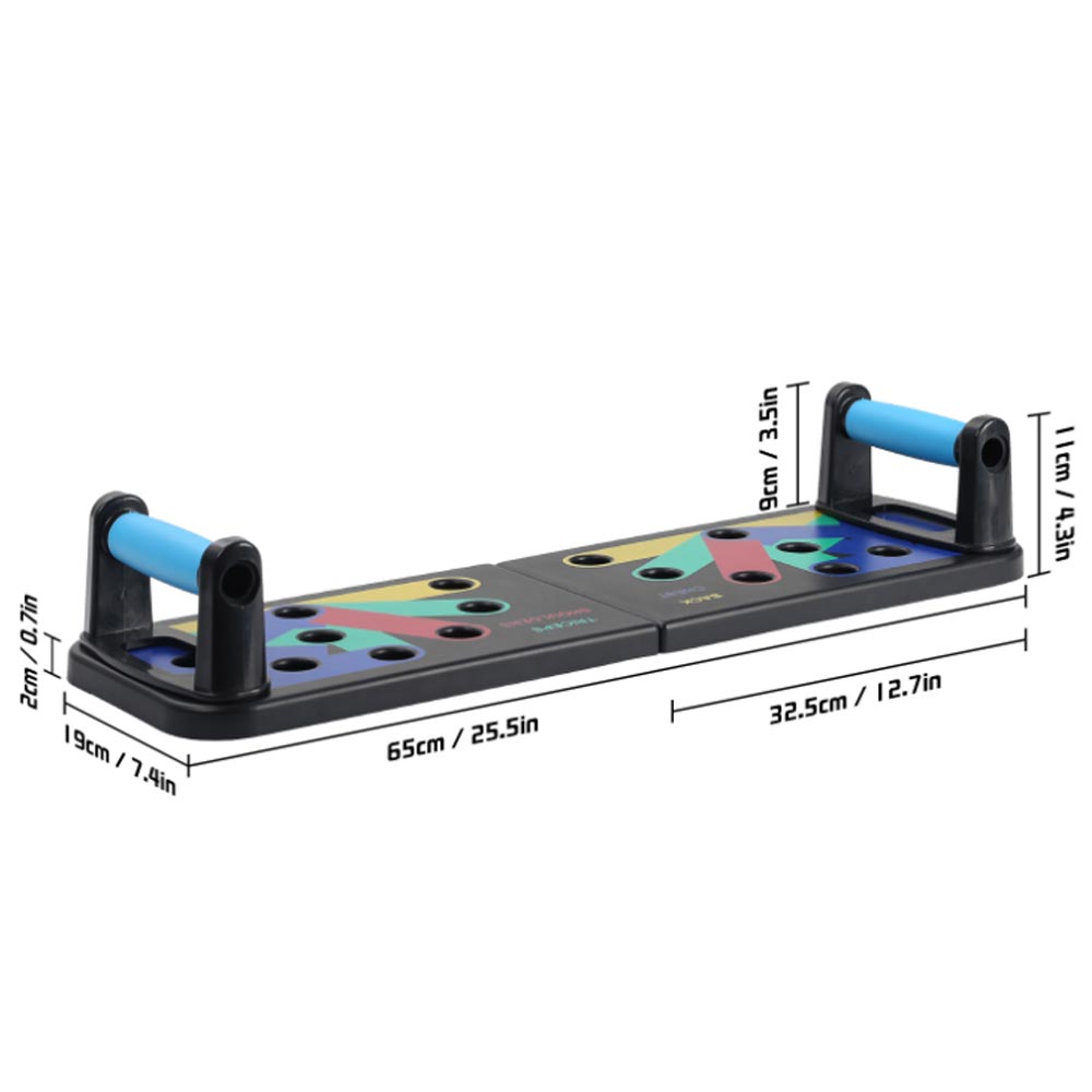 Push Up Board Foldable Multi Function - Attrezzatura multifunzionale per l'allenamento muscolare pieghevole