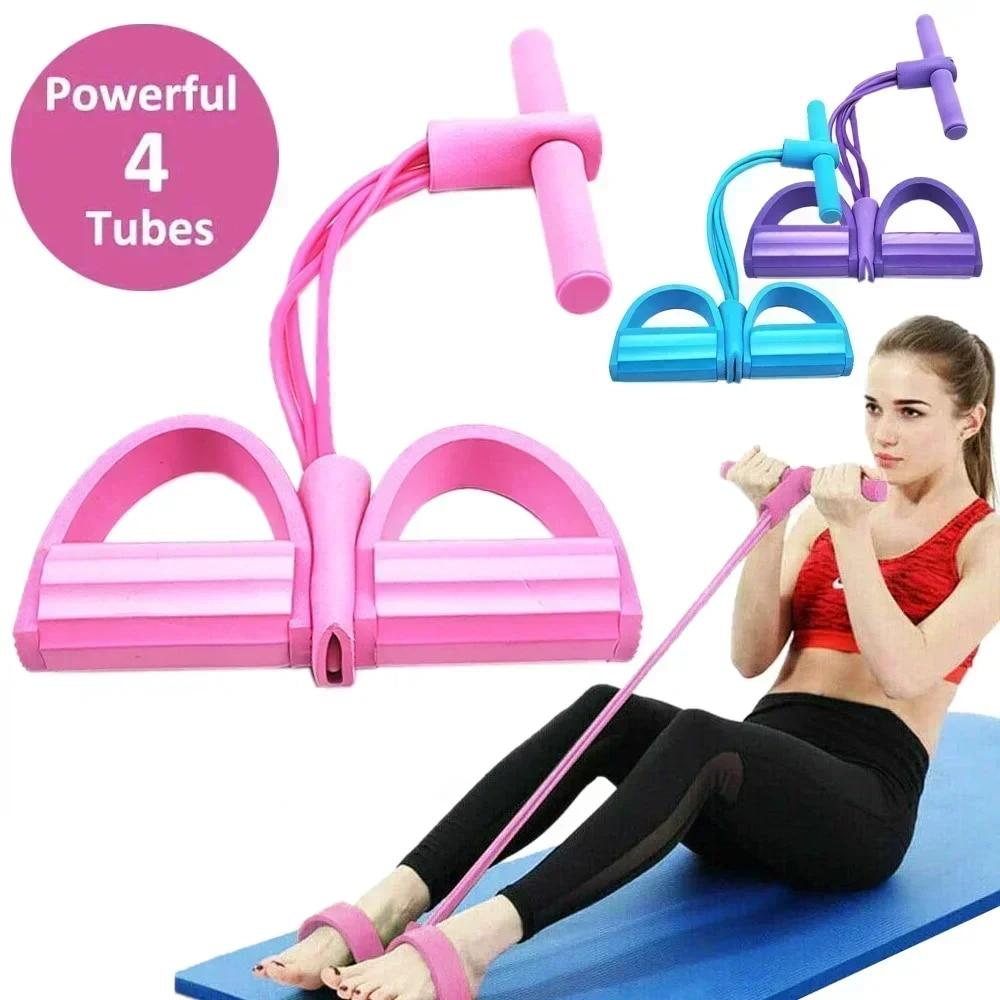 Pilates Bar Kit With Resistance Bands - Fasce elastiche con fascia di resistenza