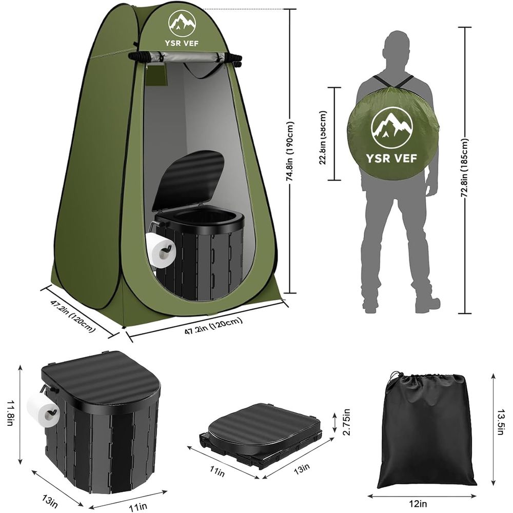 Kit WC Portatile, Toilette da  - Camping recensione e prezzo