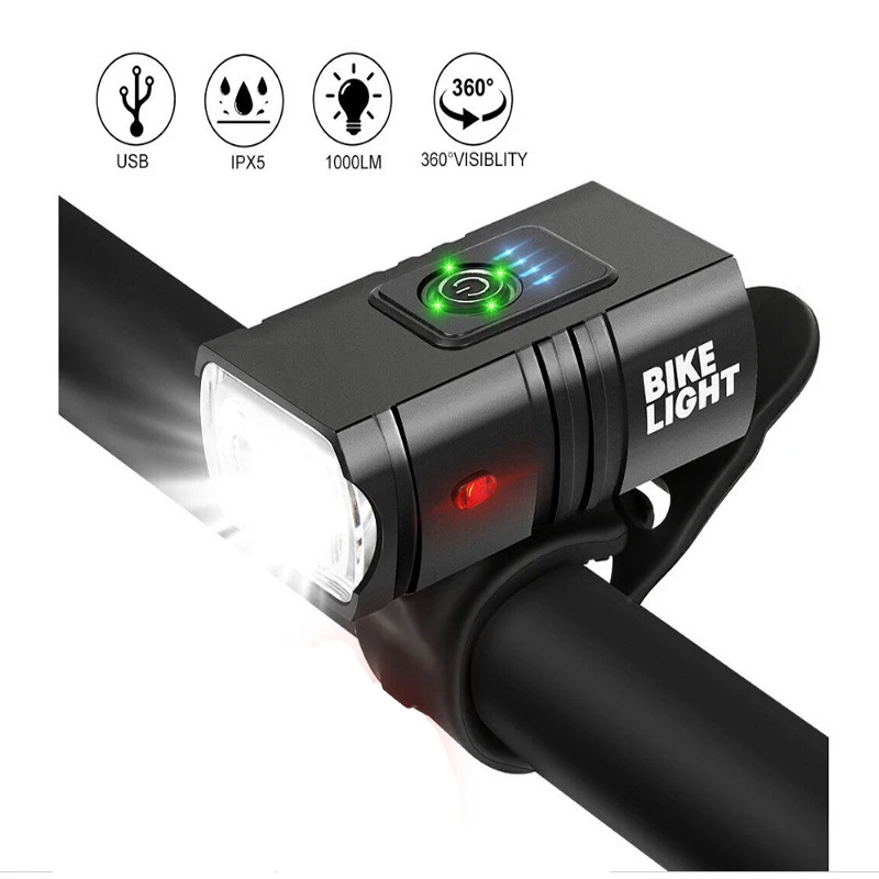 Luci per bicicletta 1000 Lumen - Rechargeable Bicycle Headlight 1000 Lumen recensione e prezzo