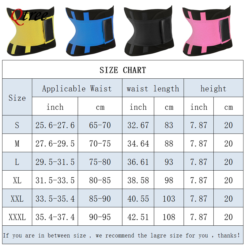 Qtree Hot Neoprene Vita Traine - Sweat Waist Trainer Belt Neoprene recensione e prezzo