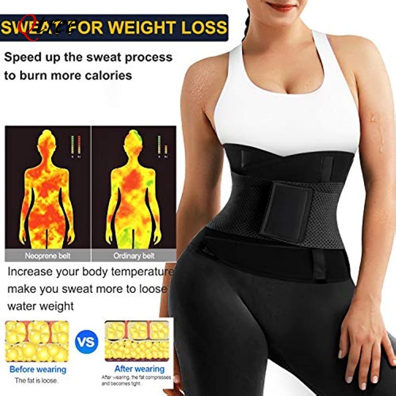 Qtree Hot Neoprene Vita Traine - Sweat Waist Trainer Belt Neoprene recensione e prezzo
