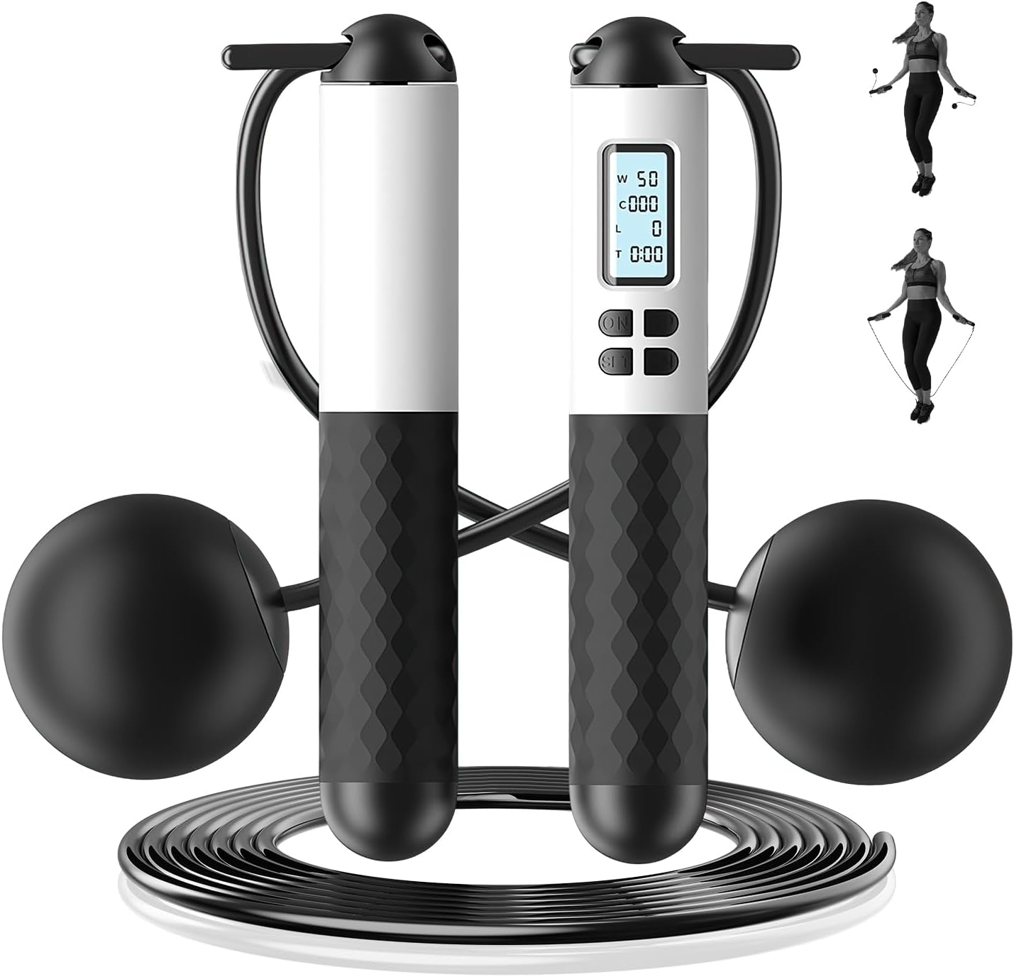 Corda per saltare senza fili d - Smart Jump Rope Digital Counter recensione e prezzo